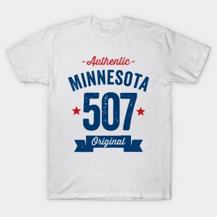 Authentic Minnesota 507 Area Code T-Shirt